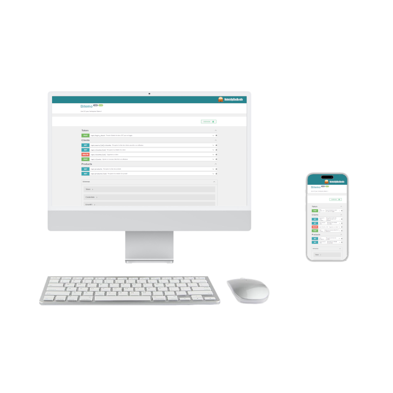 Mockup de Bilemo API
