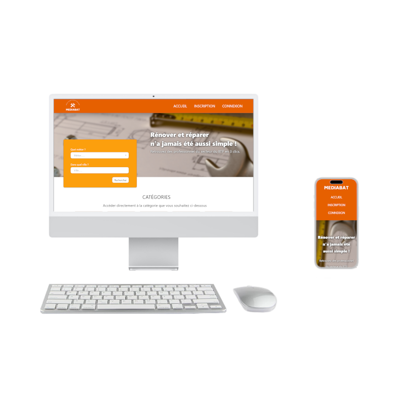 Mockup de Mediabat